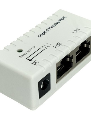 POE Gigabit Separator Splitter Network Switch POE Power Supply Box DC12  52V