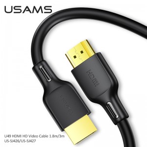 USAMS U49 HDMI 2 0 HD 4K Resolution 60Hz Video Audio Data Cable for Game Console Computer HDTV