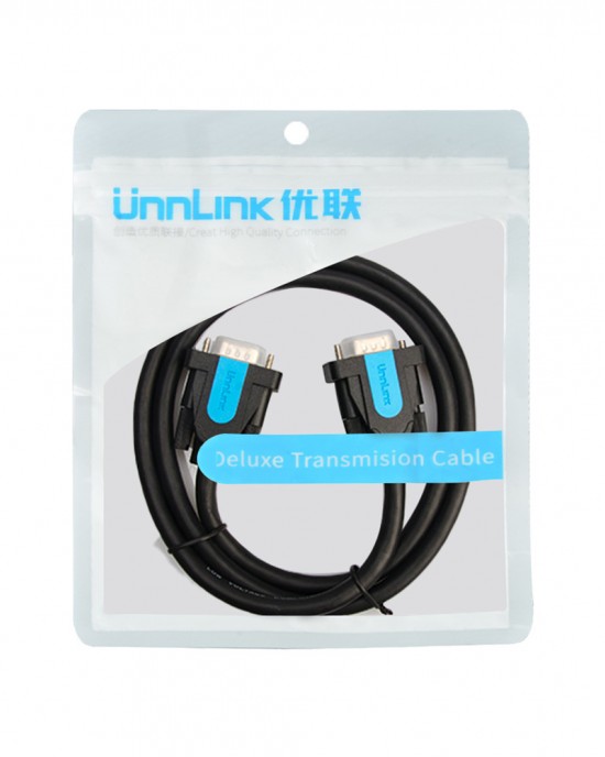 Unnlink VGA Cable HD 1080P 60Hz 15Pin Mable to Male VGA Cord for PC Computer LED TV Projector Monitor