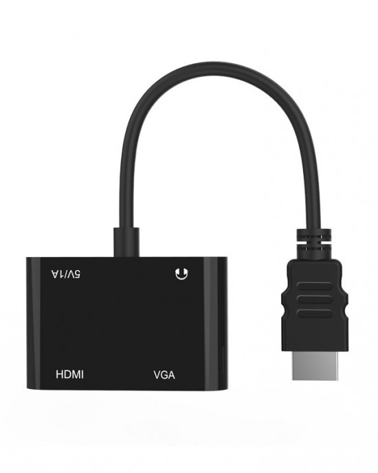 5165HV HDMI to HDMI   VGA Adapter