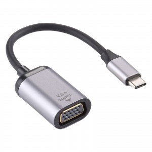 1080P VGA Female to Type  C   USB  C Male Connecting Adapter Cable