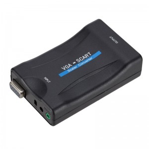 1080P VGA to SCART Audio Video Converter Adapter