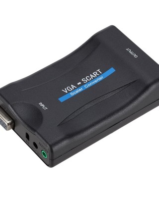 1080P VGA to SCART Audio Video Converter Adapter