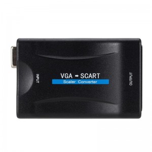 1080P VGA to SCART Audio Video Converter Adapter