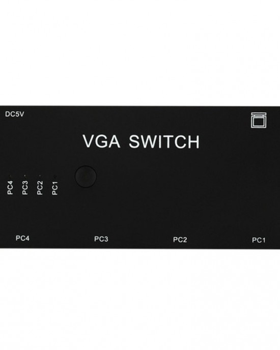 VGA Switcher with Four Inputs and One Output Computer VGA Video Converter