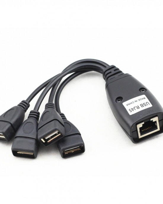 USB Extender USB to RJ45 Signal Extension Cable 50m Signal Amplifier Network Adapter Yunnmaoer 768