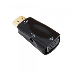 Bakeey Male to Female HDMI to VGA Adapter HD 1080P Audio Converter For PC Laptop TV Box Computer Display Projector