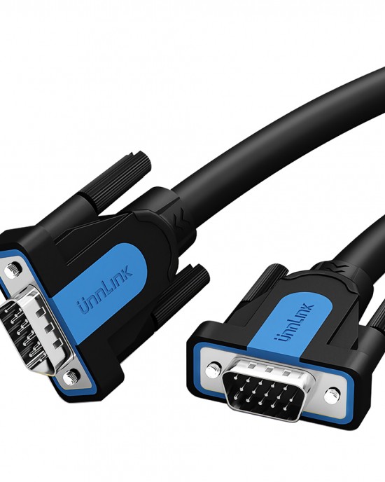 Unnlink VGA Cable HD 1080P 60Hz 15Pin Mable to Male VGA Cord for PC Computer LED TV Projector Monitor